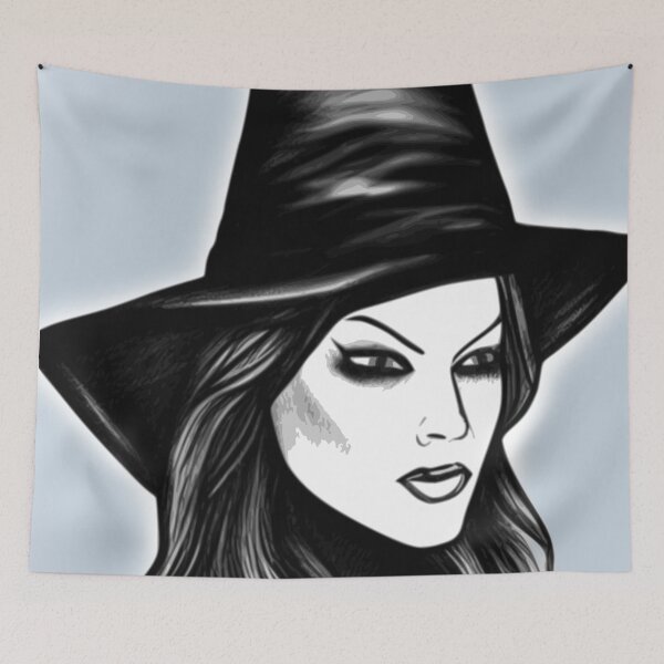 Item preview, Halloween Shore Night Witch designed and sold by HalloweenThings.