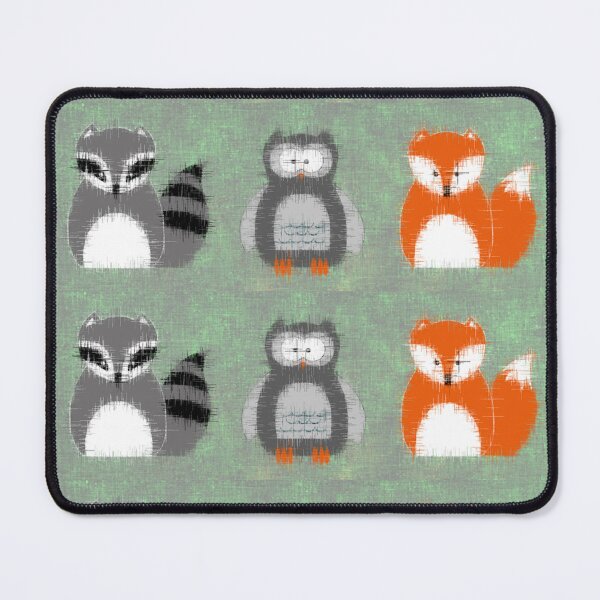Item preview, Raccoon, Owl, and Fox designed and sold by Valina Moon Creations.