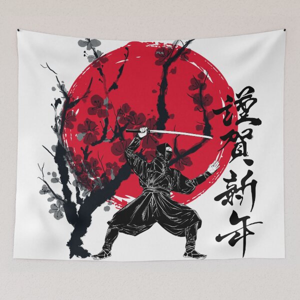 Item preview, blood moon samurai designed and sold by Soofingscapes.