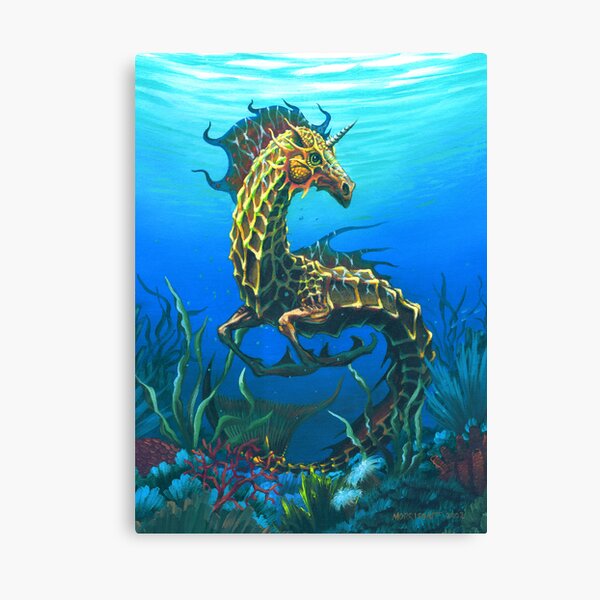 Sea Unicorn Canvas Print