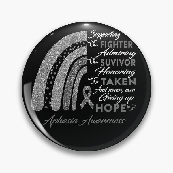 Item preview, Aphasia Warrior Supporting Fighter Aphasia Awareness designed and sold by Gillosina.
