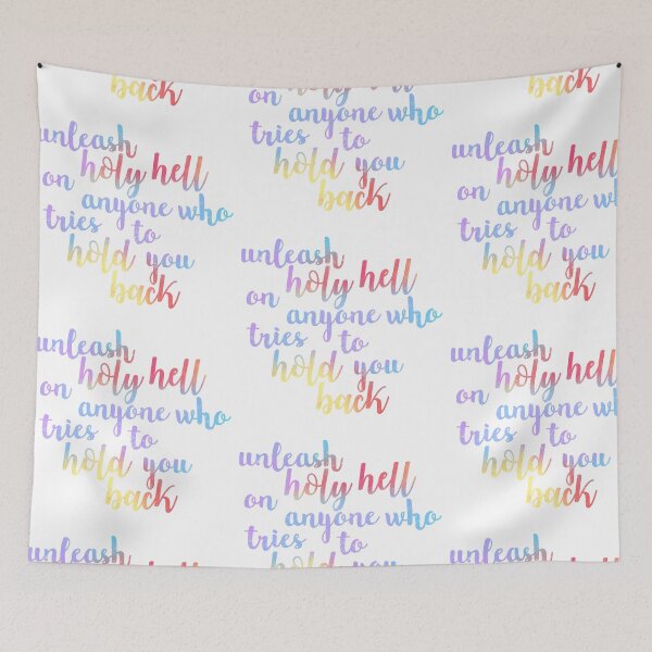 Item preview, Unleash Holy Hell designed and sold by Morgan-Rae.