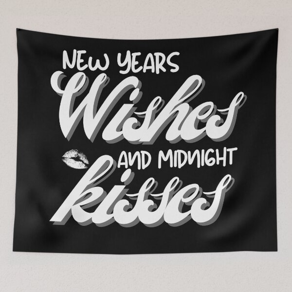 Item preview, New Years Wishes and Midnight Kisses/ New Years / New Years Party/ Christmas Happy New Year / Matching designed and sold by Alexa5454.