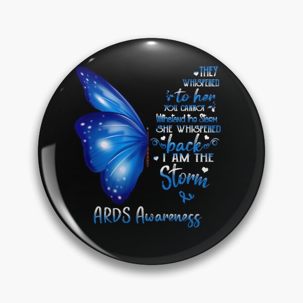 Item preview, She Whispered Back I Am The Storm ARDS Awareness Butterfly designed and sold by frechettee.