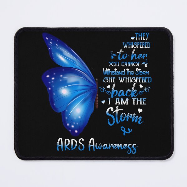 Item preview, She Whispered Back I Am The Storm ARDS Awareness Butterfly designed and sold by frechettee.