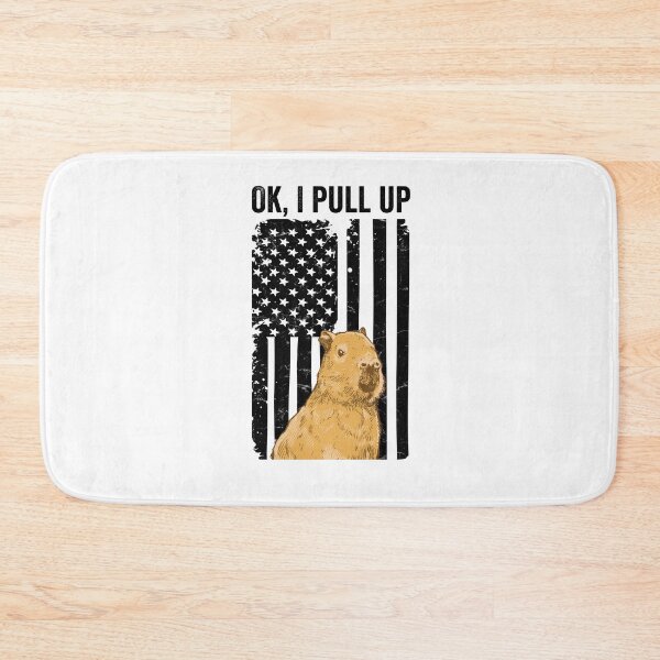Item preview, Ok, I Pull Up Capybara Design designed and sold by ZzCorezZ.