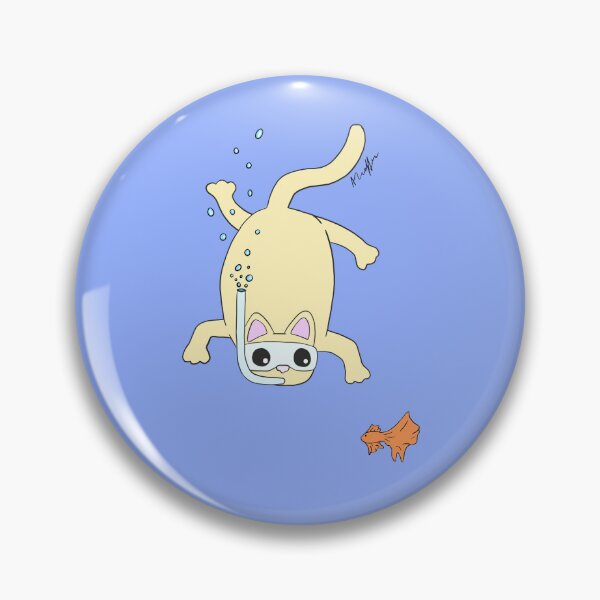 Item preview, Scuba Cat designed and sold by thingamebobb.