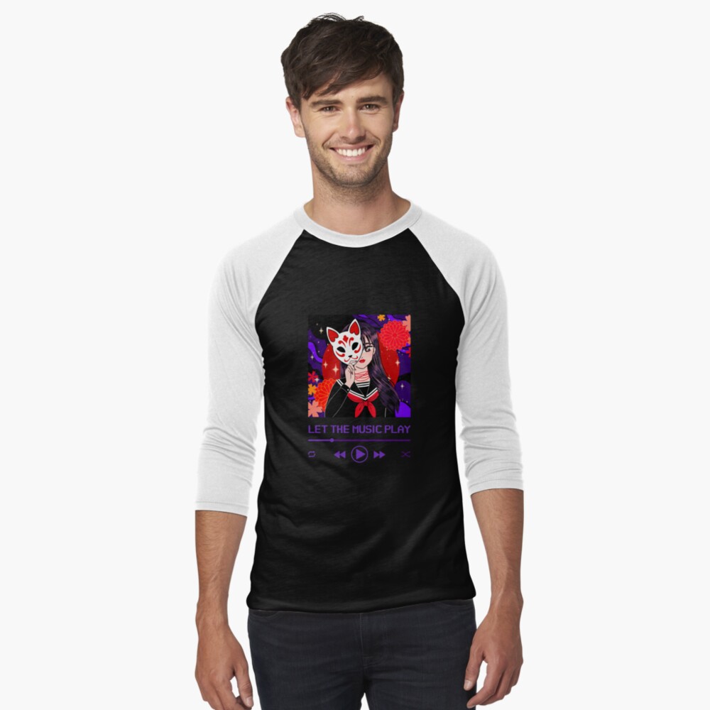 Item preview, Baseball ¾ Sleeve T-Shirt designed and sold by HyprSociety.