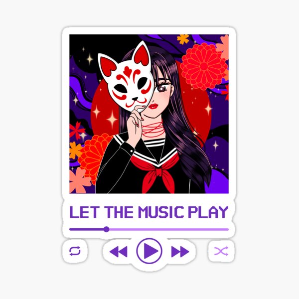 Let The Music Play Sticker