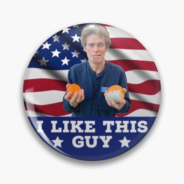 Item preview, i like willem dafoe designed and sold by peyton’s pins and such .