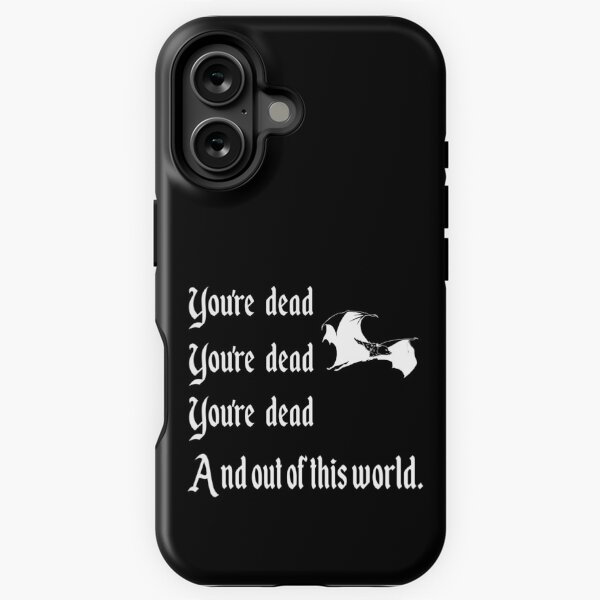 Aperçu de l'œuvre Tu es mort et hors de ce monde. Chauve souris! créée et vendue par Murderbunnytees.
