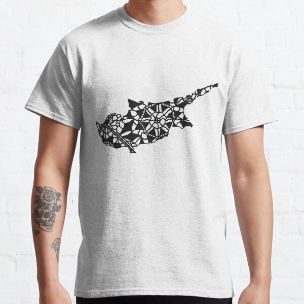 Cyprus embroidery silhouette Classic T-Shirt
