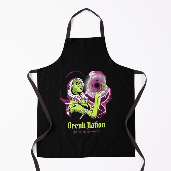 Item preview, Occult Nation with Border - Green/Purple designed and sold by CreepyCurator.