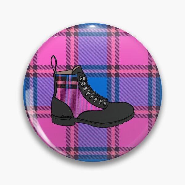 Item preview, Fluevog Doug Boot, Plaid designed and sold by anne m bray.
