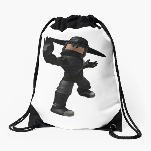 The Noob Slayer Drawstring Bag By Nicetreday14 Redbubble - nicetreday14 the robloxian warrior sleeveless top by nicetreday14