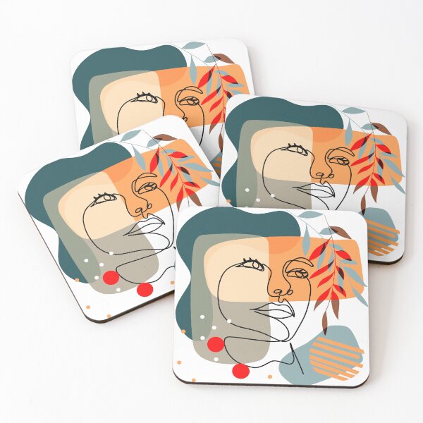 Item preview, A continuous abstract face designed and sold by qzpolo.