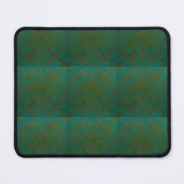 Item preview, RENEWAL BIRTH MANDALA ~ SACRED GEOMETRY FOR THE SOUL~ AQUA, GOLD designed and sold by Ann Chatfield.