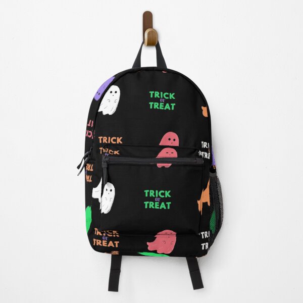 Item preview, Aesthetic Halloween Ghost Print with the Phrase 'Trick or Treat" on it. designed and sold by CreativeDelco.