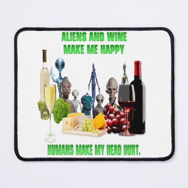 Item preview, Alien and wine 02 designed and sold by CHROMOS.