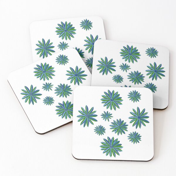 Item preview, Blue Water-colour Daisies Whimsical Spring Wild Flowers designed and sold by AngelDawnDesign.