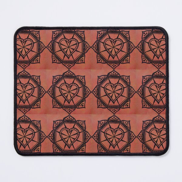 Item preview, ANCHORED IN LOVE MANDALA ~ SACRED GEOMETRY FOR THE SOUL~ RED, ORANGE designed and sold by Ann Chatfield.