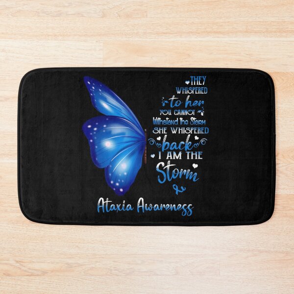 Item preview, She Whispered Back I Am The Storm Ataxia Awareness Butterfly designed and sold by frechettee.