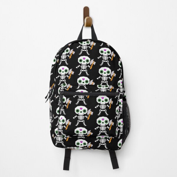 Item preview, Sugar Skull with ax Dia de muertos Day of the Dead designed and sold by the Zarock Shop.