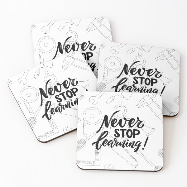 Item preview, Never Stop Learning Tools Design designed and sold by TheFridiyShop.