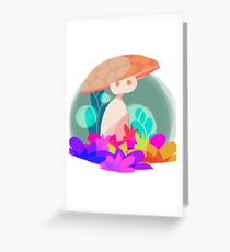 Tarjeta de felicitación Mushroom dude