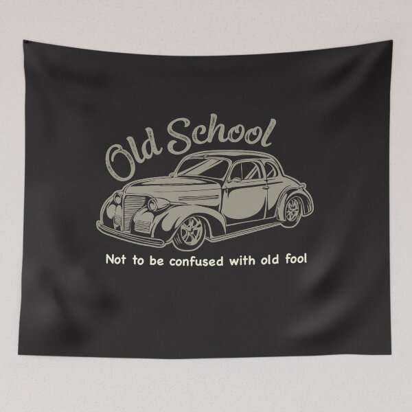 Item preview, Old School Car Collectors, Not Old Fool designed and sold by LeJeuneGifts.