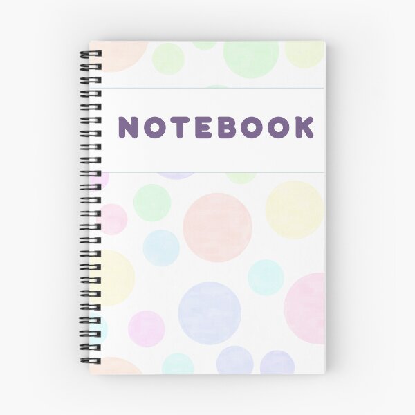 Item preview, Colorful College Ruled Notebook Diary Planner designed and sold by bonus24.