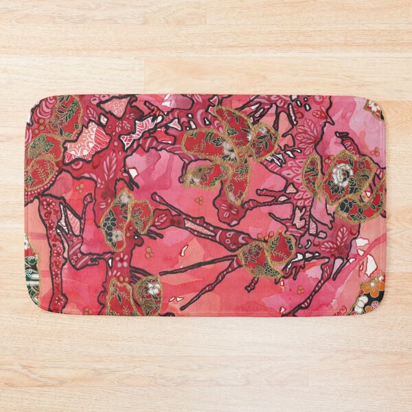 Item preview, Washi flowers mixed media art with collage designed and sold by Yue Zeng Art Studio.