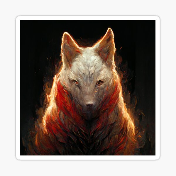 "Lone Wolf" Sticker For Sale By FaceDeskDesign | Redbubble