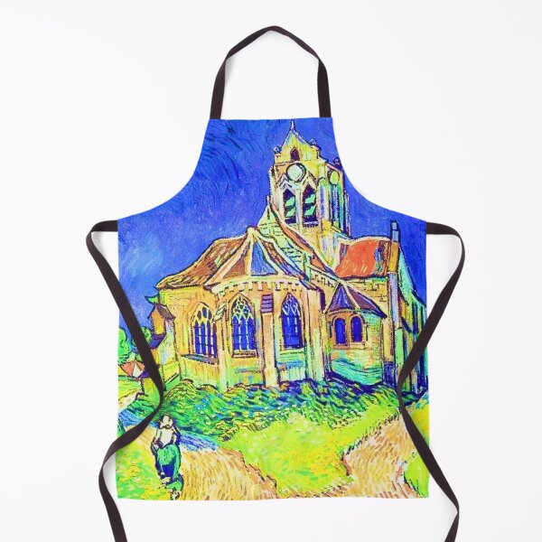 Item preview, Vincent van Gogh's The Church at Auvers (1890) famous painting [Digitally enhanced by WatermarkNZ Press designed and sold by CristalleLisa.