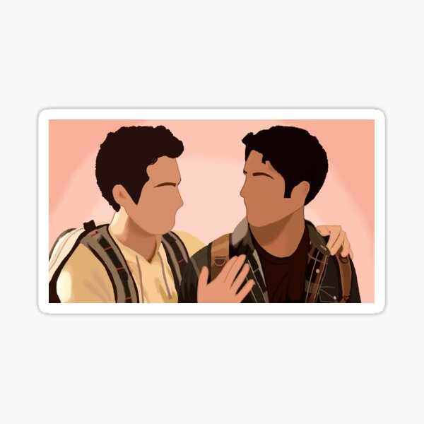 Sciles bromance lobo adolescente Pegatina