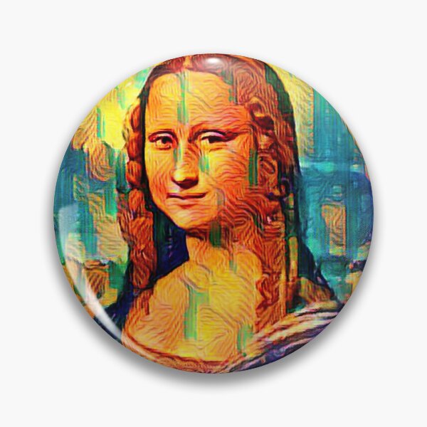 Item preview, "Mona Lisa (50)" an iconic Renaissance painting reimagined. designed and sold by thalasson.