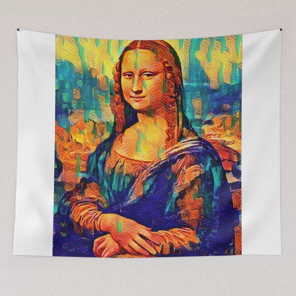 Item preview, "Mona Lisa (50)" an iconic Renaissance painting reimagined. designed and sold by thalasson.