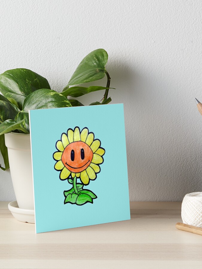 Galeriedruck for Sale mit Pflanzen gegen Zombies, handgemachte  Sonnenblume von CraktmanShop