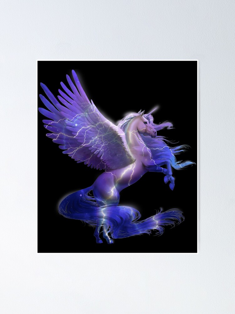 Poster for Sale mystisches von mit Einhorn-Pegasus-Geschenk\