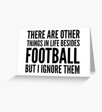 football Greeting Card