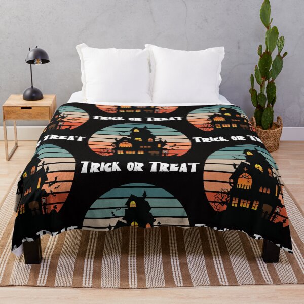 Item preview, Vintage Sunset Haunted House designed and sold by Moonbeamdesignz.
