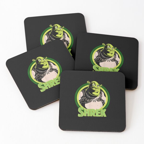 Item preview, Shrek In Circles Cartoon Portrait Logo  designed and sold by TamarHall.