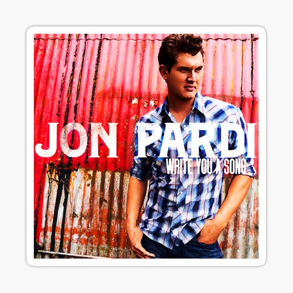 Jon Pardi  Sticker for Sale by sboyer24