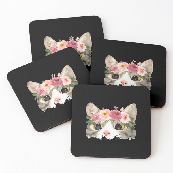 Item preview, Sparkling Eyed Kitty Cat Princess Peeking Out designed and sold by YODERFREIBERG.