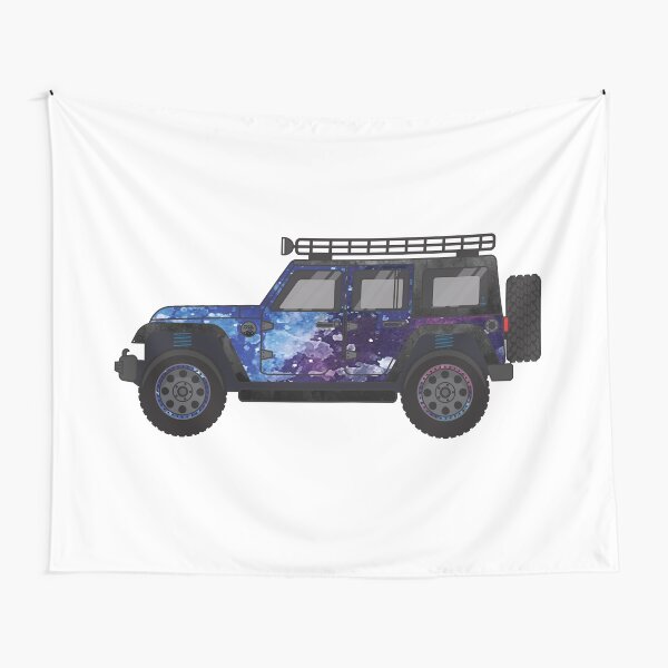 Space Trail Raider Tapestry