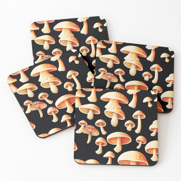Item preview, Pattern of mushrooms designed and sold by etherElric.