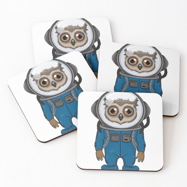 Item preview, Owlstronaut- Funny Owl Astronaut in Space designed and sold by MythicModern.
