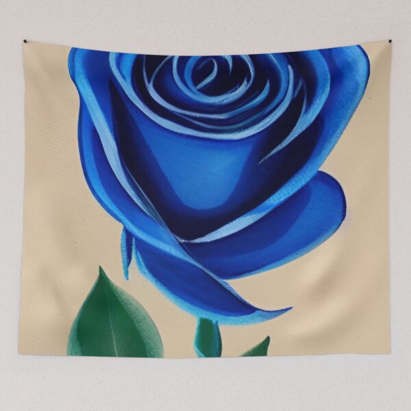 Item preview, Simple Single Blue Rose designed and sold by ~.