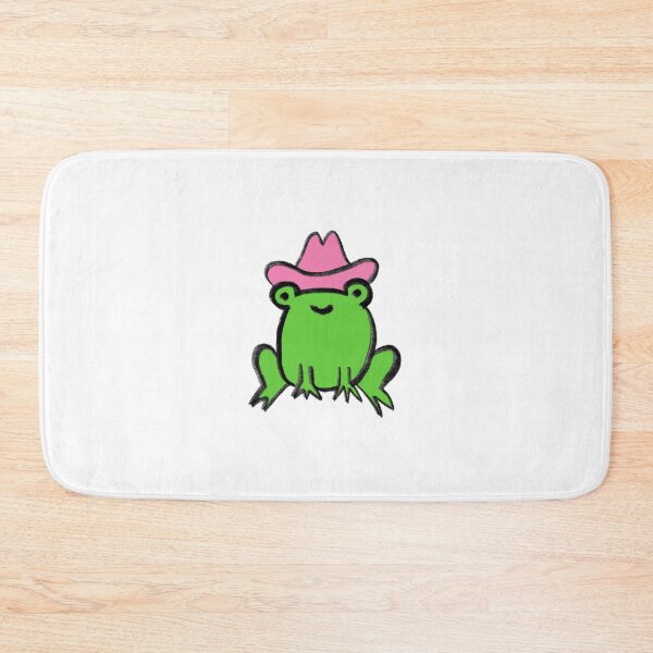 Item preview, Lil Green Frog with Pink Cowboy Hat designed and sold by modance1313.