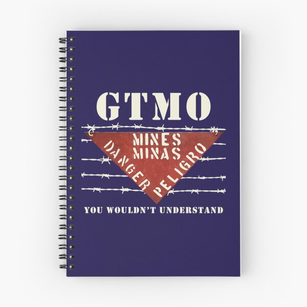 Item preview, GTMO Land Mine Barbed Wire Sign  Guantanamo Bay Cuba    designed and sold by ALAJOS-SHOP.